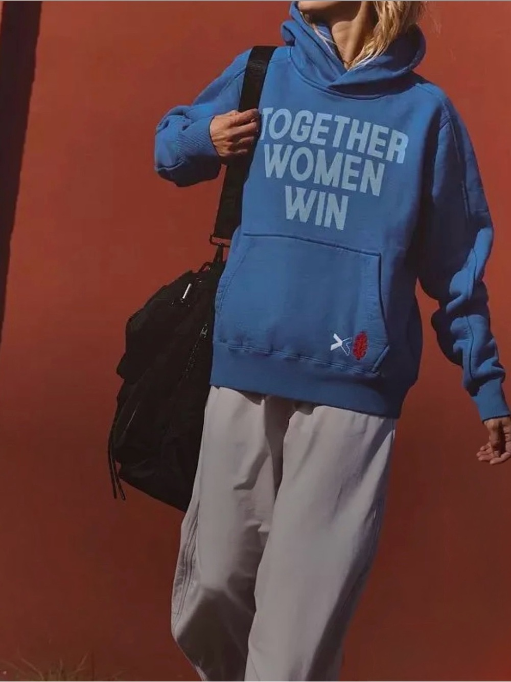 FP Movement by Free People Blue "Together Women Win" Hoodie